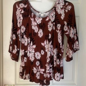 STYLE & CO FLORAL TOP